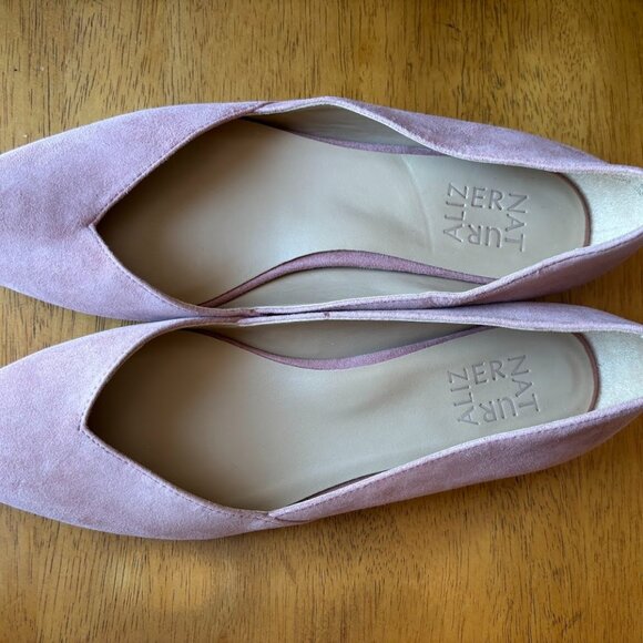 NWOB Naturalizer Pink Suede Flats - Picture 5 of 9